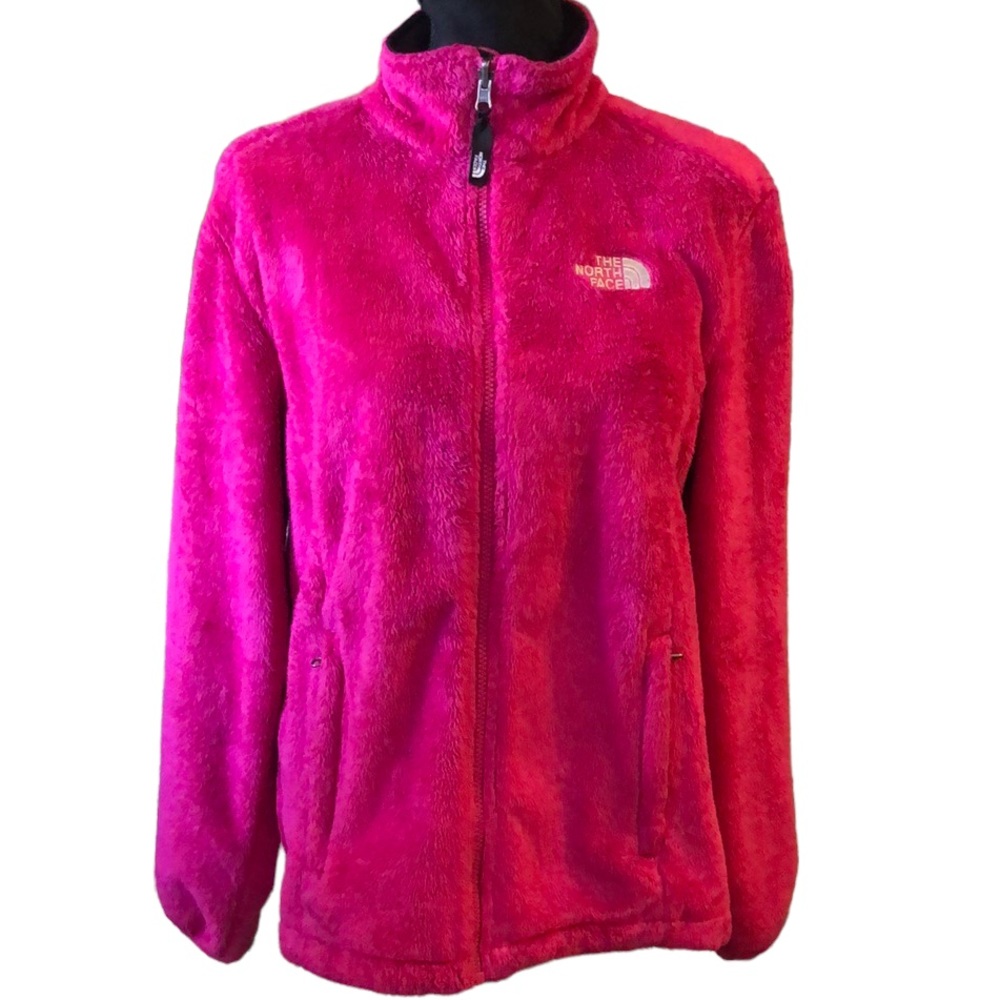 The North Face Pink Plush Teddy Jacket